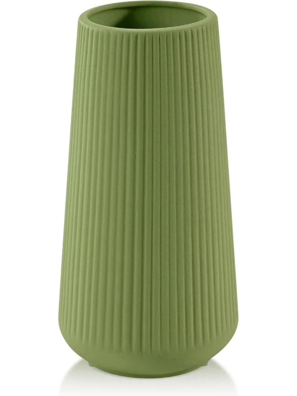 Gradient Green Ceramic Cute Flower Vase For Pampas Grass Living Room Office Deco